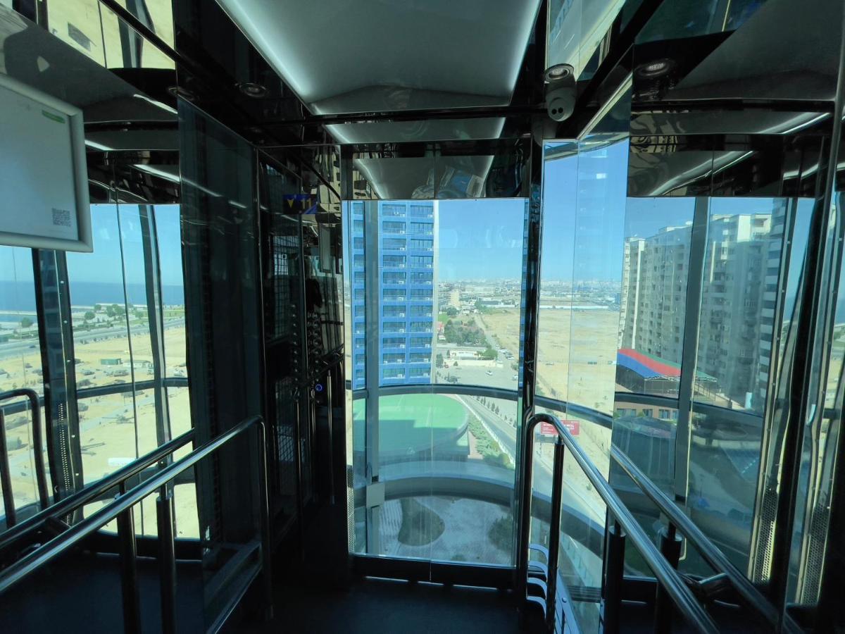Megafun Sea View Apartman Baku Kültér fotó