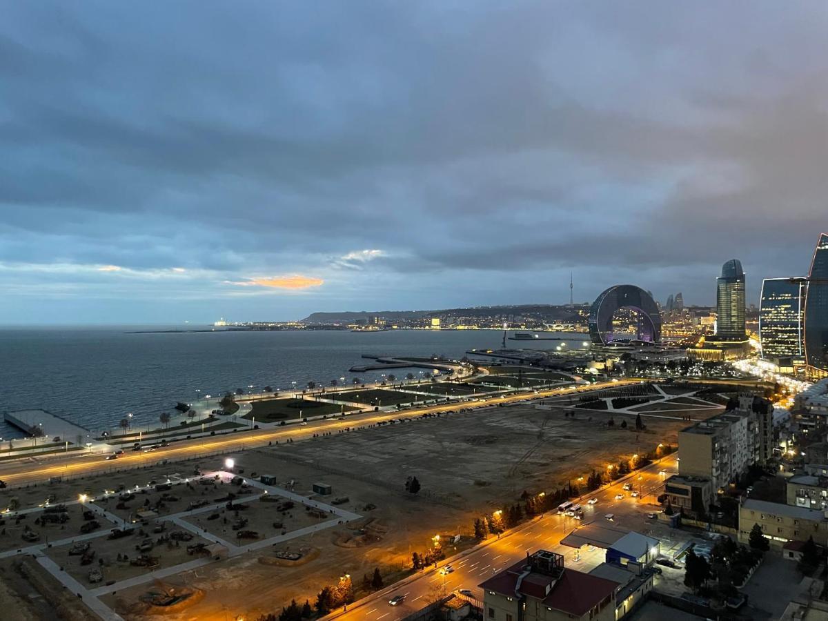 Megafun Sea View Apartman Baku Kültér fotó